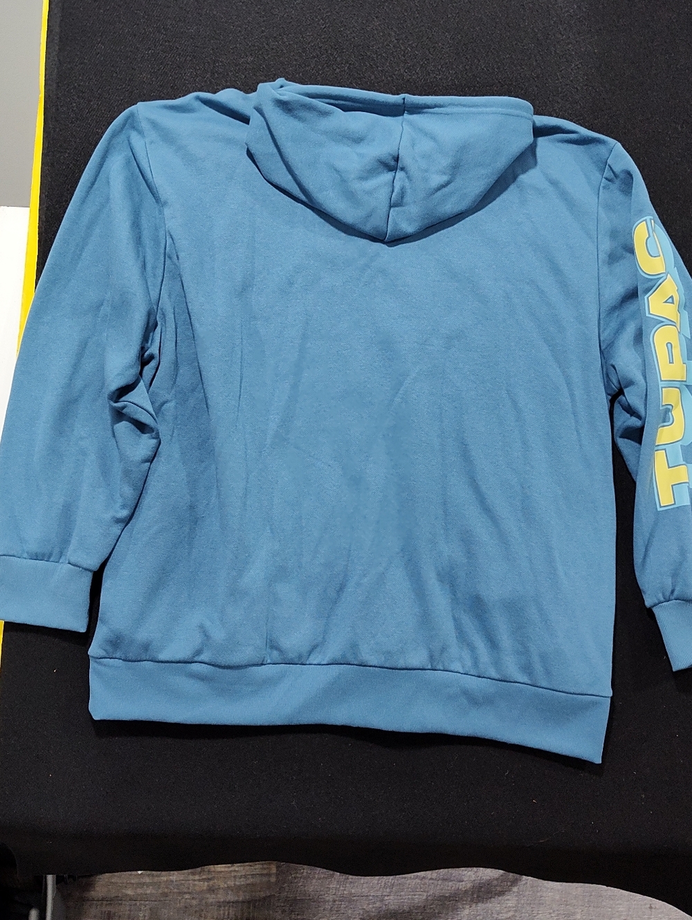 Tupac Shakur Men's Blue Steel 2PAC Graphic Full-Zip Jacket/Hoodie, Size XXXL - Picture 9 of 13